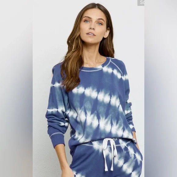 Rails Theo Sweatshirt in Sapphire Tie Dye - Picture 4 of 6